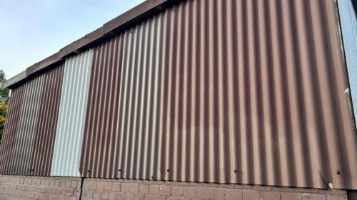 Demontage der AZ Fassadenplatten - 4  von 5