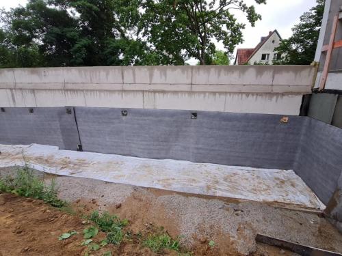 Auslegung vom Vlies für die Drainage - 1 von 2