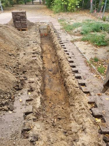 Kabelgrabung - 1 von 4