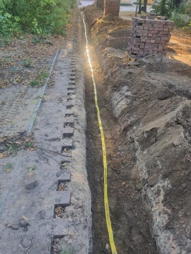 Kabelgrabung verfüllen - 2 von 4