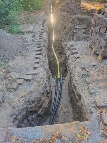 Kabelgrabung verfüllen - 3 von 4