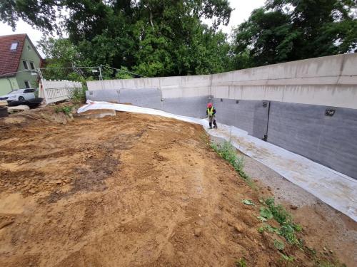 Verlegung von Drainage - 2 von 2