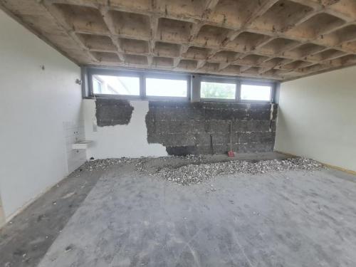 Entfernen von Heraklithplatten - 2 von 2